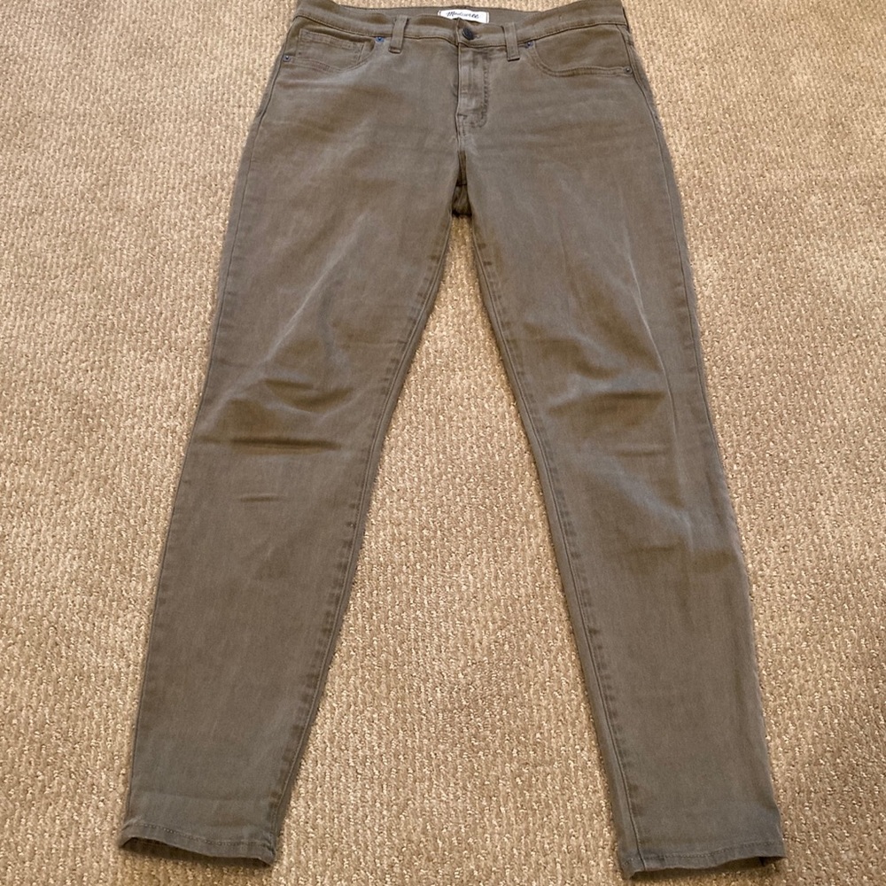 Madewell 9" High Riser Skinny Skinny 5-Pocket Stretch Jeans. Brown Women's 29